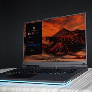 Sleek Black Laptop for Versatile Use